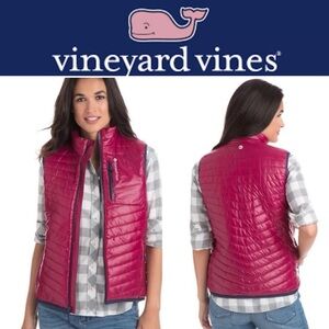 NWT Vineyard Vines Womens Puffy Shiny Moutain Weekend Vest